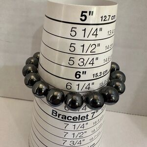 Magnetite stretch bracelet